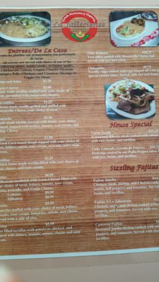 Menu photo 4 La Jalisciense North Augusta, SC