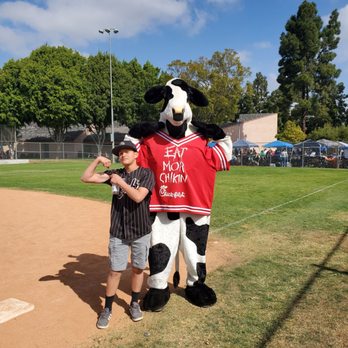 Smith Park - Matthew McEachren and the Chick-fil-A cow. - Parks Near Me - Pico Rivera, California