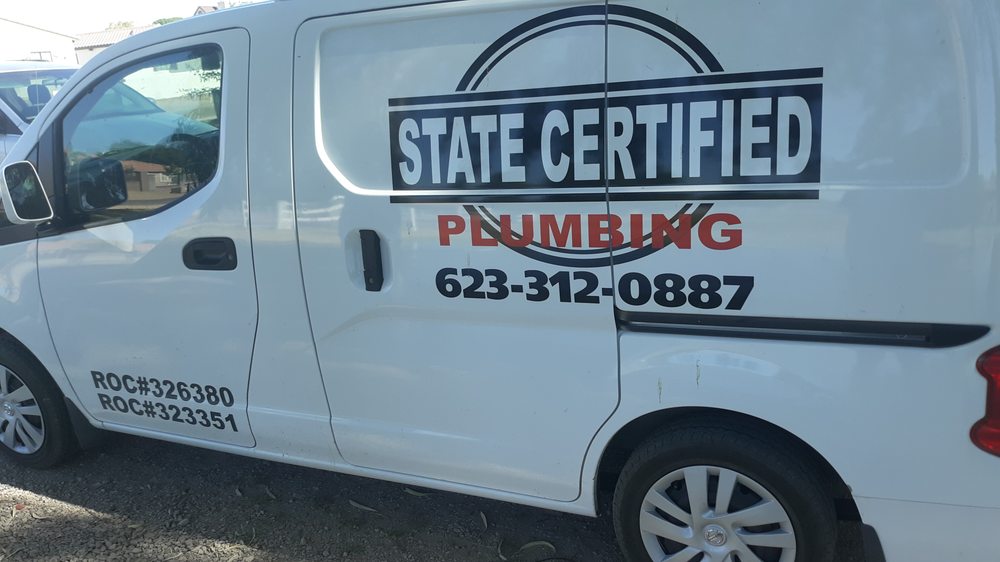 Slide of State Certified Plumbing