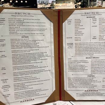 Narbona Coconut Grove - Menu - Wine Bars Near Me - Miami, Florida