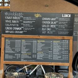 Cowboy Coffee - Drive thru menu