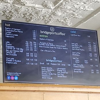 Bridgeport Coffee - Menu - Coffee & Tea Near Me - Chicago, Illinois Bridgeport Coffee - Menu - Coffee & Tea Near Me - Chicago, Illinois