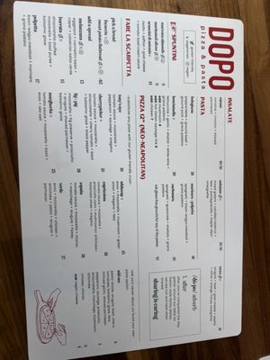 Menu photo 7 Dopo Pizza & Pasta Truckee, CA Menu photo 7 Dopo Pizza & Pasta Truckee, CA