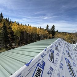 Elk Hollow Roofing & Construction - Standing seam metal roof install!