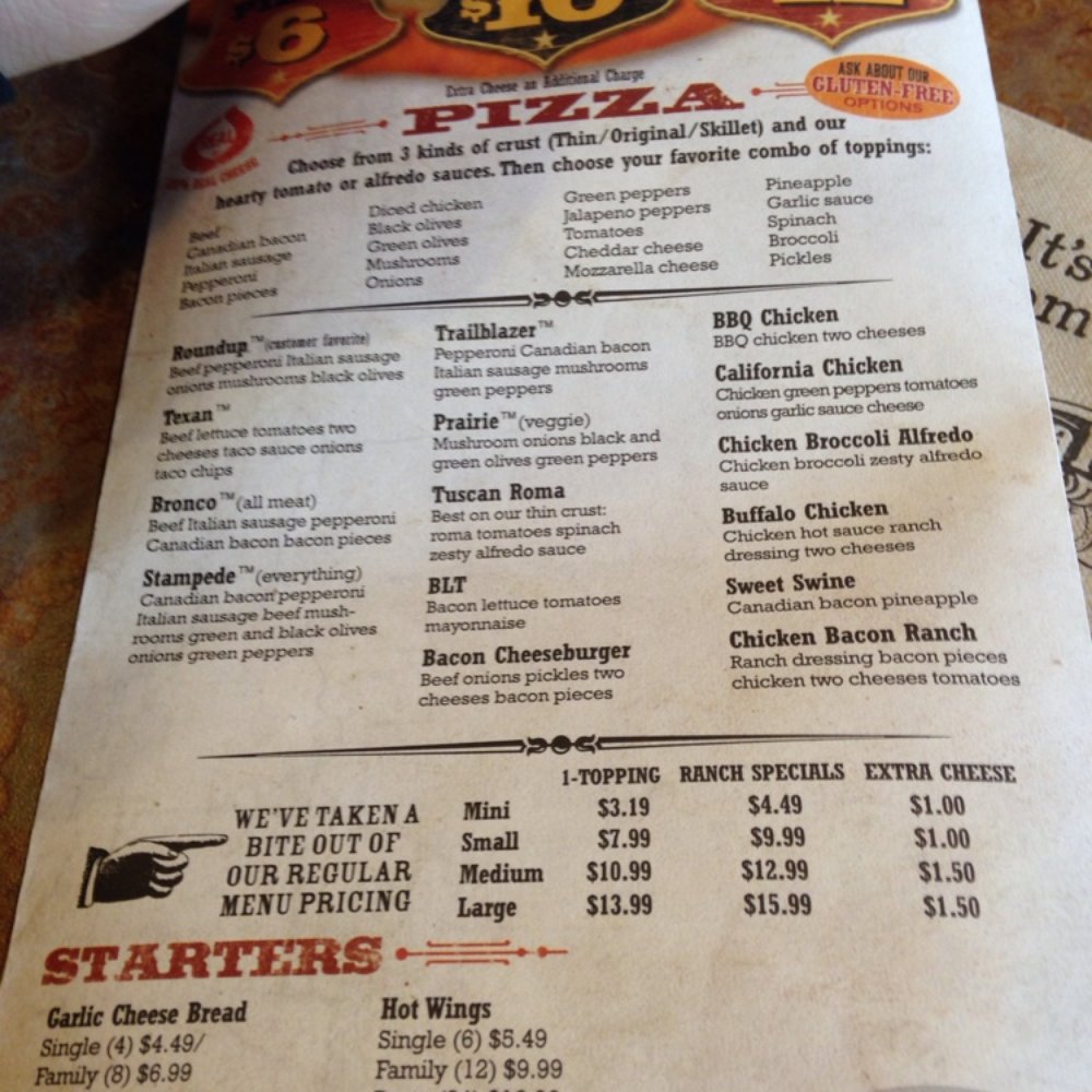 Pizza Ranch - Pizza Menu - Pizza Near Me - Eau Claire, Wisconsin Pizza Ranch - Pizza Menu - Pizza Near Me - Eau Claire, Wisconsin