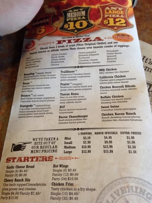 Menu photo 2 Pizza Ranch Eau Claire, WI