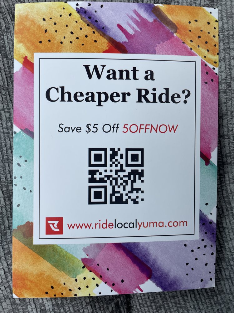 RIDE LOCAL RIDE Updated July 2024 18 Photos Yuma, Arizona Taxis