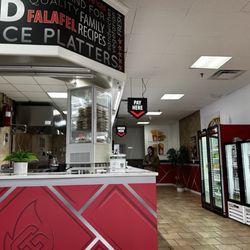 The counter area