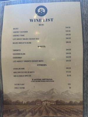 Menu photo 4 El Gaucho Winery Spicewood, TX