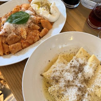 Lupo - Spicy rigatoni and agnolotti- YUM! - Italian Near Me - Banff, Alberta Lupo - Spicy rigatoni and agnolotti- YUM! - Italian Near Me - Banff, Alberta