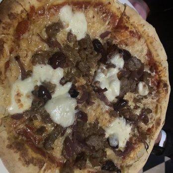 Brick & Fire Bistro - Sausage pizza - Mediterranean Near Me - Eureka, California Brick & Fire Bistro - Sausage pizza - Mediterranean Near Me - Eureka, California