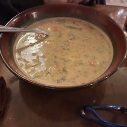 Soup, very good, not hot but still delicious. Soup, very good, not hot but still delicious.