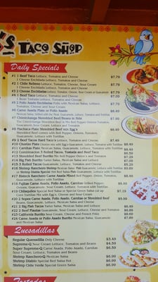 Menu photo 7 Silva's Taco Shop El Cajon, CA Menu photo 7 Silva's Taco Shop El Cajon, CA