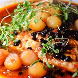 Lucky Cheetah - Sweet & sour cod