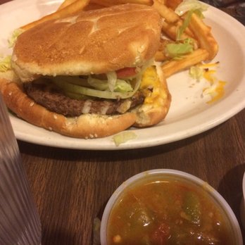 Virgie's Lounge - Not my order... haha but this was a burger with green chili on the side - Mexican Near Me - Gallup, New Mexico Virgie's Lounge - Not my order... haha but this was a burger with green chili on the side - Mexican Near Me - Gallup, New Mexico