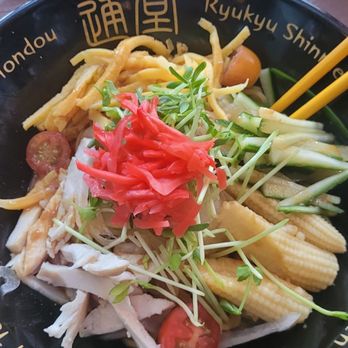 Ryukyu Shinmen Tondou Ramen - Cold noodles summer special - Ramen Near Me - Toronto, Ontario Ryukyu Shinmen Tondou Ramen - Cold noodles summer special - Ramen Near Me - Toronto, Ontario