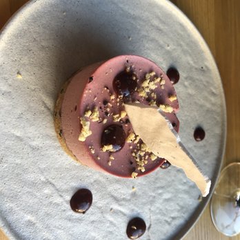 Ahso Restaurant - Berry mousse - New American Near Me - Brambleton, Virginia