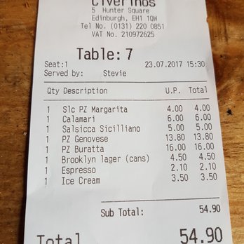Civerinos - Pizza Near Me - Edinburgh, MLN