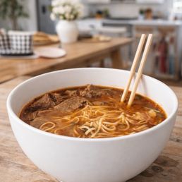Rare steak and brisket pho. So delish! Rare steak and brisket pho. So delish!