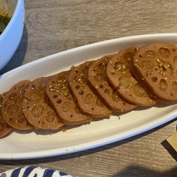 B2J Fish Soup - Stuffed lotus appetizer - Szechuan Near Me - Plano, Texas
