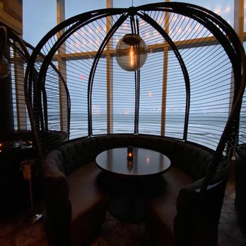 Amada - Cute seating area with an amazing view of the water - Tapas Bars Near Me - Atlantic City, New Jersey