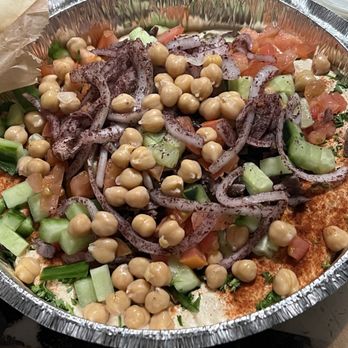 Parsley Modern Mediterranean - Hummus Shawarma Bowl Steak - Mediterranean Near Me - Las Vegas, Nevada