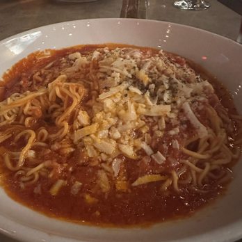 Pastabilities - Handmade angel hair with the restaurant's signature "spicy tomato oil." - Italian Near Me - Syracuse, New York Pastabilities - Handmade angel hair with the restaurant's signature "spicy tomato oil." - Italian Near Me - Syracuse, New York