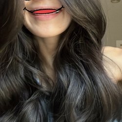 J's Hair Studio - Cut the dead ends, face framing curtain bangs (chin), and long layers.