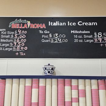 Gelateria Bella Roma - 9-25-24. Menu - Ice Cream & Frozen Yogurt Near Me - Sunnyvale, California Gelateria Bella Roma - 9-25-24. Menu - Ice Cream & Frozen Yogurt Near Me - Sunnyvale, California