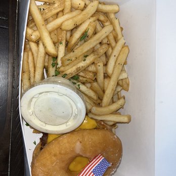 The Rolling Stoves - Santa sleigh slider with Garlic Fries - Burgers Near Me - Farmington, Michigan The Rolling Stoves - Santa sleigh slider with Garlic Fries - Burgers Near Me - Farmington, Michigan