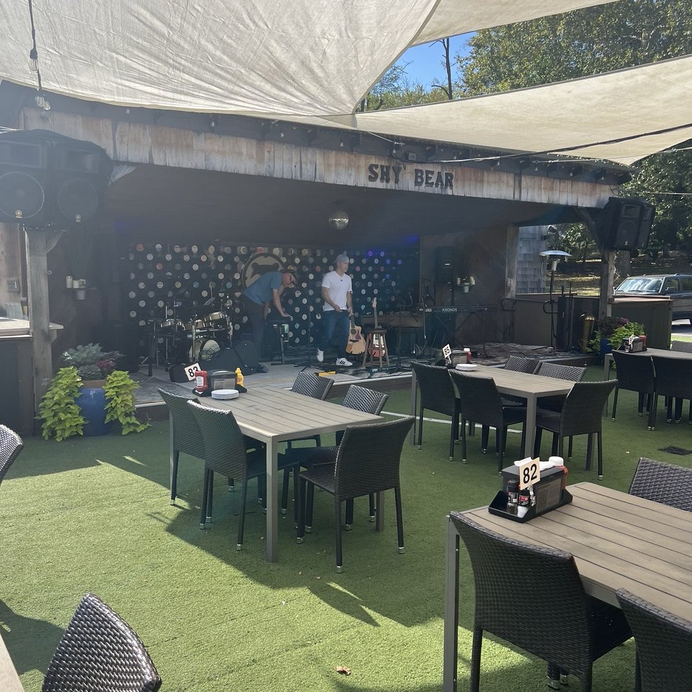 Shy Bear Brewing - Live music stage near outdoor seating - Brewpubs Near Me - Lewistown, Pennsylvania Shy Bear Brewing - Live music stage near outdoor seating - Brewpubs Near Me - Lewistown, Pennsylvania