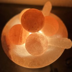 Hand & Stone Massage and Facial Spa - Pink salt balls for massage