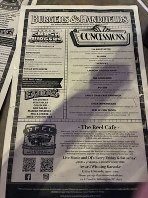 Menu photo 1 Reel Cafe Wilmington, NC