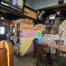 a brick wall