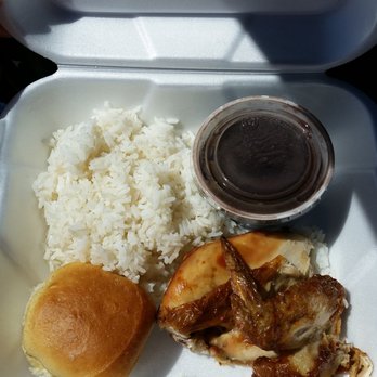 Pollo Tropical - Chicken can fit in the palm of my hand. Both pieces and close my fist. I'm a woman so tells how much an image can change the perception. - Latin American Near Me - Brandon, Florida