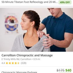 Carrollton Chiropractic and Massage - Scary responses to customer reviews on Groupon.