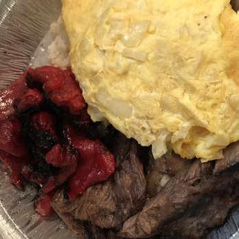 Uncle Mike's Place - Marinated Skirt Steak and Tocino (a sweet Filipino bacon) - THE BREAKFAST OF CHAMPIONS - Breakfast & Brunch Near Me - Chicago, Illinois