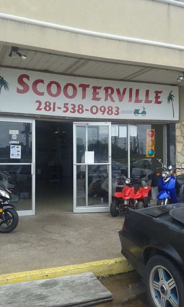 SCOOTERVILLE Updated October 2024 1145 Fm 518, Kemah, Texas Motorcycle Dealers Phone