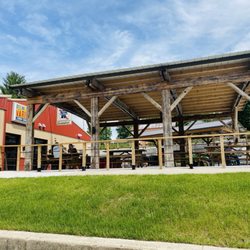 Rivers End Bar & Grill - Beautiful outside seating.