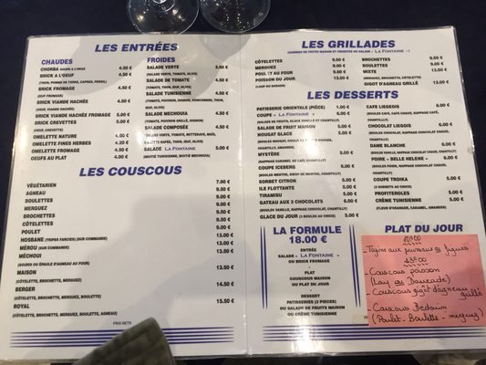 Menu photo 2 La Fontaine Marseille 06, 13
