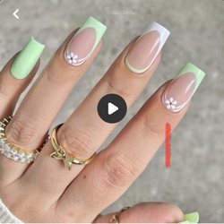 LA Nails of Mokena - This is the simple design I wanted