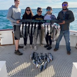Almost caught our limit. Frank took us to spots that had lots of bites and at one point we were reeling 3 fish at a time!