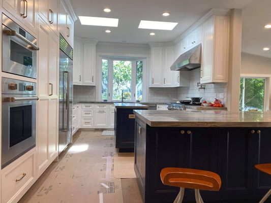 Kitchen Remodels - We undertook a complete general remodeling project, transforming the space with updated designs, improved functionality, and high-quality finishes. The process included demolition, structural modifications, electrical and plumbing updates, and installing new flooring, cabinetry, and fixtures. Our team worked efficiently, ensuring seamless coordination between all trades to deliver a beautifully renovated space that meets modern standards while reflecting the client’s vision. Kitchen Remodels - We undertook a complete general remodeling project, transforming the space with updated designs, improved functionality, and high-quality finishes. The process included demolition, structural modifications, electrical and plumbing updates, and installing new flooring, cabinetry, and fixtures. Our team worked efficiently, ensuring seamless coordination between all trades to deliver a beautifully renovated space that meets modern standards while reflecting the client’s vision.