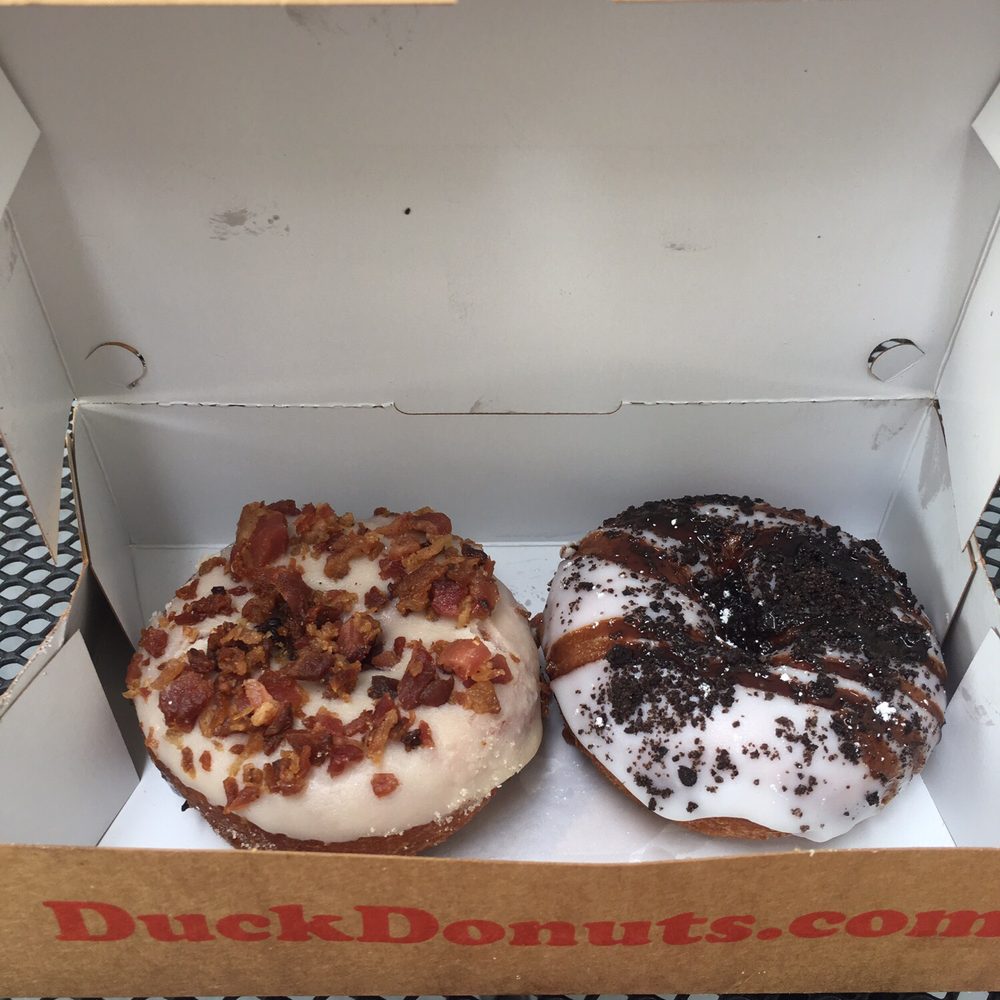 Duck Donuts - Maple Bacon and Oreo donuts! - Donuts Near Me - Hilton Head, South Carolina