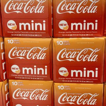 Target - Mini Orange Cream Coca-Cola 10 cans - 3/$18 - Department Stores Near Me - Peoria, Arizona