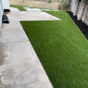 US Turf - After - side yard - Artificial Turf Near Me - San Diego, California