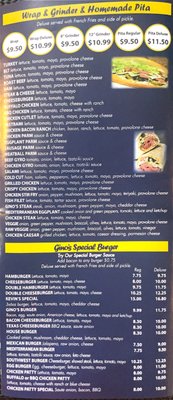 Menu photo 2 Gino's Pizza and Grill Feeding Hills, MA Menu photo 2 Gino's Pizza and Grill Feeding Hills, MA