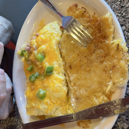 Denver Omelette and Hash Browns