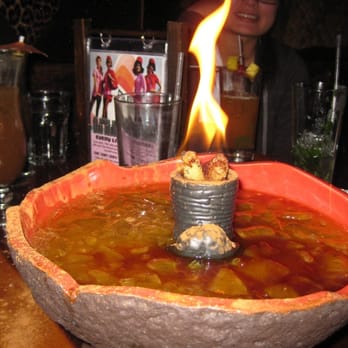 Forbidden Island - Scorpion Bowl! - Tiki Bars Near Me - Alameda, California