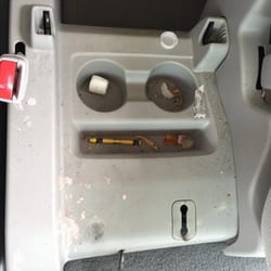 Thrifty Car Rental - This mess was in the car upon taking delivery. Unfortunately I didn't catch it until the next day.